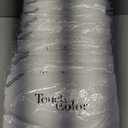 Paper Tablecloths for Round Tables | 82" - 10 Pack | White Paper & Plastic Disposable Table Cloths