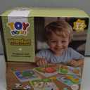 TOY Life Wooden Puzzles for Toddlers 2-4, Montessori Toys for 1 2 3 Year Old Toddler Boys Girls, Animals Jigsaw Puzzles, Educational Learning Toy Kids Puzzle, Best Gifts Toys for Baby Ages 1-3 2-4, Animals Pules 12cs