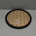 alfyng Round Photo Frame Wooden Wall Hanging Picture Frames for Home Office Wall Dcor (black, 12 inch)