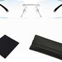 2026 New Clarity Blue Glasses, Clarity Multifunctional Smart Blue Glasses, Automatic Adjustment Eye Reading Glass for Men/Women with Case and Glasses Cloth