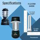 FLS/E9W Camping Lantern Bulb, 6400K, 5.5 inch, 2 Pack | Replacement for 9W Fluorescent Bulb, 4 Pin 2G7 Base, Special Size