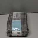 Gorilla Grip Waffle Shower Curtain, Thick Weighted Fabric, Wrinkle and Rust Resistant, Classic Hotel Quality Design, Heavy Duty Long Curtains for Bathroom Showers, Bath Tubs, Machine Wash, 72x72, Gray