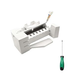 GE WR30X39345 Refrigerator Ice Maker Kit Built-in with Auger, Small Cube Part Production Number 245D3112G001 and CAN03-101 Replace WR30X31922, WR30X36235, 4979419, AP7205611, PS16874486