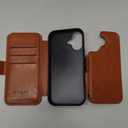 RingPi Designed for iPhone 17 6.3" Case Wallet with Card Holder,[Full Front & Back Protection][Magnetic Clasp Cover][RFID Blocking Leather] Shockproof,Unisex Case for Apple 17, Light Brown