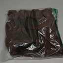 Yeokou Womens Casual Corduroy Bib Knee Length Overalls Pinafore Midi Dress Jumpsuit (X-Large, Brown)