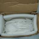 Foraineam 12 Pieces 8 Inch Round Porcelain Salad Plates Dessert Plate Set White Dinnerware Dish Serving Plates