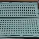 SNSLXH 5 Pack Stackable Closet Organizer Box, Multifunctional & Foldable Closet Storage Basket for Bathroom Kitchen Laundry Room Wardrobe Storage, Space-Saving Clothes Storage Drawer Organizer, Green