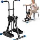 Pedal Exerciser Bike for Seniors, Arm Leg Hand Elbow and Knee Workout, Total Body Space Walker Machine, Low Impact Seated Exercise Equipment for Home