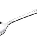 2 x Dads Ice Cream Spoon, Dad Gifts from Daughter, Birthday Gifts Christmas Stocking Stuffers for Dad, Gift for DAD Who Wants Nothing, Fathers Day Stainless Steel Ice Cream Spoons, Husband Gift from Wife