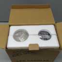 DRomance Snowman Glass Flameless Candles Battery Operated with Remote and Timer Real Wax LED Flickering Pillar Candles White Cold Light Window Christmas Holiday Decor D3 x 4",5",6"