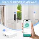 Tuya Gateway for Smart Door Lock -Remotely Control Smart Fingerprint Door Lock via Tuya App-Gateway Smart Hub Compatible