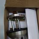 EASILOK Mechanical deadbolt Lock Entry Door locksets with Deadbolt Twist to Lock Keyless Dead Bolt Locks for Exterior Doors Single Cylinder Dead Bolt Silver