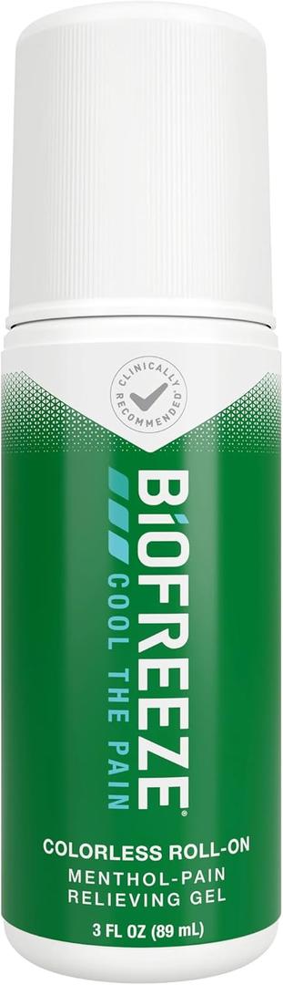 Biofreeze Pain Relief Roll-On, 3 oz. 2 Pack