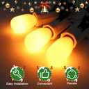 Village Collection Accessories Three Socket Light Set, 5 White Replacement Bulbs. for use with Various Village Series