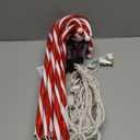 Candy Cane Lights Outdoor, 21 Inch Christmas Pathway Lights, Set of 10 Outdoor Xmas Decorations with 8 Modes for Holiday Patio Yard Garden(Red & White)