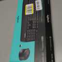 Logitech MK345 Wireless Keyboard and Mouse Combo with Palm Rest, 2.4 GHz USB Receiver, Compatible with PC, Laptop, Black