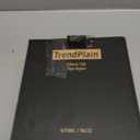 TrendPlain 16oz/470ml Blue Glass Olive Oil Sprayer for Cooking - 2 in 1 Olive Oil Dispenser for Kitchen Gadgets, Air Fryer, Salad, and BBQ - White & Green