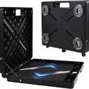 Magnetic Laptop Stand, Portable Workstation with 4 Super Magnets, Rated to 45 lbs, Magnetic Toolbox, Hands Free Workstation, Attach to HVAC, Trucks, Walls, Poles 
