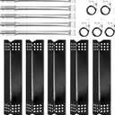 Criditpid Grill Replacement Parts for Kitchenaid 720-0709C 720-0893 720-0826 720-0733A 720-0733 860-0003, Jenn-Air 720-0727, 720-0709 720-0709B, Heat Shield, Burner, Igniter for Kitcheaid Grill Parts