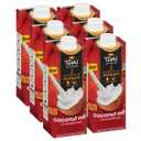 Thai Kitchen Coconut Milk, Unsweetened, Non Dairy Milk Substitute, Gluten Free, Non GMO, Vegan, For Smoothies, Ice Cream, Oatmeal, Coffee, and More, 25.36 fl oz (Pack of 6)