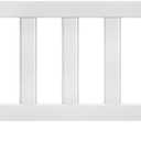 Max & Lily Safety Guard Rail, White, 7.5 inch x 15.25 inch x 1.75 inch