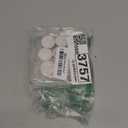 UXCELL 12pcs Aluminized Plastic Disc Top Caps, 24/410 Replacement Press Caps for Squeeze & Refillable Bottles, White Gold