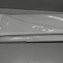 6ft Steel Easy Slip-On Baseboard Heater Cover with End Caps for Bathroom & Hydronic System for Replacing Old Cover, White