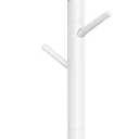 VASAGLE Solid Wood Coat Rack, Free Standing Tree-Shaped Coat Rack with 8 Hooks, 3 Height Options, for Clothes, Hats, Bags, Living Room, Bedroom, Home Office, White URCR04WT
