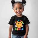 Field Day Shirt for Toddler Boys Girls Kids 2-8T, Colorful Field Day Print, Short Sleeve Tee, Fun & Comfortable (Black)