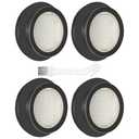 4 Pack X7A HEPA Filter Replacements Compatible with SunSare X7A-US Cordless Stick Vacuum Cleaner with Touch Screen and SunSare X7A Handheld Vacuum Cleaners for Home, 4 HEPA Filters, 1 Cleaning Brush