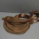 FEIBOON Spacious Nylon Crossbody Bag Bum Bag Handbags Wallets Purses Trendy Shoulder Bag for Women (Brown)