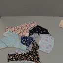 DEANGELMON Seamless Thongs for Women No Show Thong Underwear Women Comfortable Multiple Pack (Large, Floral Print-6pack)