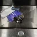 MENATT 28-inch Drop in Kitchen Sink, SUS304 Stainless Steel Single Faucet Hole Single Bowl Topmount Kitchen Sinks (Black), D28" x W18" x H9"