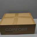 downluxe Down Alternative Pillows Standard Size Set of 2 - Hotel Collection Soft Bed Pillows for Sleeping, Perfect for Side, Back and Stomach Sleepers, 20 X 26 (Horizontal Stripes)