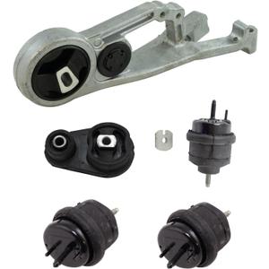 TRQ 5pc Engine Transmission Motor Mount Kit for 2005 - 2007 Ford Freestyle Five Hundred Mercury Montego CVT