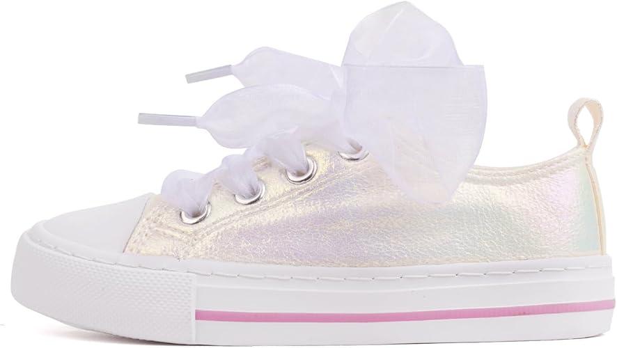 Kids Shoes, Pink/Reflective, Size 13