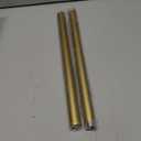 Curtain Rods 18 to 64 inches (1.5-5.33 ft), 1 Inch Diameter Adjustable Heavy Duty Curtain Rods with Decorative Openwork Carved finials for Home Decorative Curtain Rod Gold