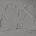 SOLY HUX Women Open Back Tops Workout Backless Tee Casual Athletic Shirts Short Sleeve Oversized Gym T Shirt, White, M