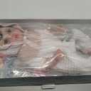 20-Inch Reborn Baby Doll, Big Eyes Realistic Newborn Baby Doll with Hand-Rooted Hair, Full-Body Vinyl Baby Dolls for 3+ Ages, 18.5 inches x 5.5 inches x 5.1 inches