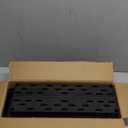 SOLEJAZZ Slim Rolling Storage Cart with Wheels 3 Tier Skinny Bathroom Storage Organizer Thin Laundry Room Utility Cart Space-Saving for Bedside Kitchen Office Small Narrow Places, Black : Home & Kitchen