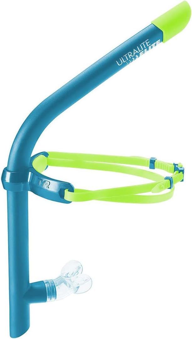 TYR Ultralite Elite Swim Snorkel - Adult Snorkeling Gear for Swimming Training - Ultra-Lightweight and Comfortable for Body Alignment Exercises