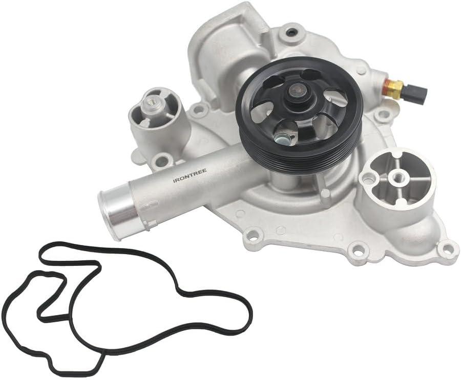 IRONTREE AW6653 Water Pump Kit with Gasket Compatible with 2011-2021 Dodge Challenger Charger Durango, 11-21 Jeep Grand Cherokee, 11-21 Chrysler 300, 5.7L 6.4L V8 Engine, 120-4460 68346915AA