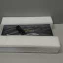 Dripex 3 Way Mirror with Storage Shelf and 3 Color LED Lights, Rechargeable Trifold Self Haircut 360 Mirror with Height Adjustable Hooks for Makeup, Styling, Shaving, Braiding, Dye Hair (Black)