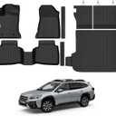 Floor Mats for Subaru Outback 2026-2027 Accessories
Trunk Mat and Backrest Mats & Door Sill Guard All Weather TPE Protector Odorless Full Set Interior Floor Liners