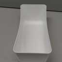 Wood Tissue Box Cover Gloves Box Holder Wooden Rectangular Tissue Box Holder for Storage on Bathroom Vanity, Countertop, Bedroom Dresser (Large(10.2 x 5.1 x 4.5)) (White)