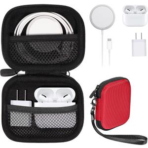 All-in-One Case for iPhone MagSafe Charger & Battery Pack, Storage for Accessories/Power Adapter/Charge Cable/Docks, Compatible with AirPods 4/ Pro 3/2/ 1