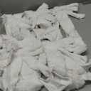 WILLBOND 6 Pieces Christmas Cabinet Bows Large White Ribbons Kitchen Cabinet Door Bows Faux Rabbit Fur Decorations for Holiday Wedding Party Supplies(Fresh Style,White,6 Pcs)