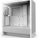 NZXT H5 Flow 2024 - Compact ATX Mid-Tower PC Gaming Case - High Airflow - 2 x 120mm Fans Included - 360mm Front & 240mm Top Radiator Support - Cable Management System - Tempered Glass - White