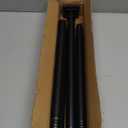 UIOSANRT Gold Shower Curtain Rod 31-79 Inches Non-Slip Shower Rod Tension Mounted No Drill Shower Curtain Rods Spring Tension Rod Adjustable Tension Curtain Rod for Windows Bathroom, Black