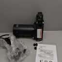 TOPWAY 1/2HP 1560GPH Portable Cast Iron High Pressure Utility Transfer Water Pump with Built-in On/Off Switch,Hose connectors & Suction Strainer